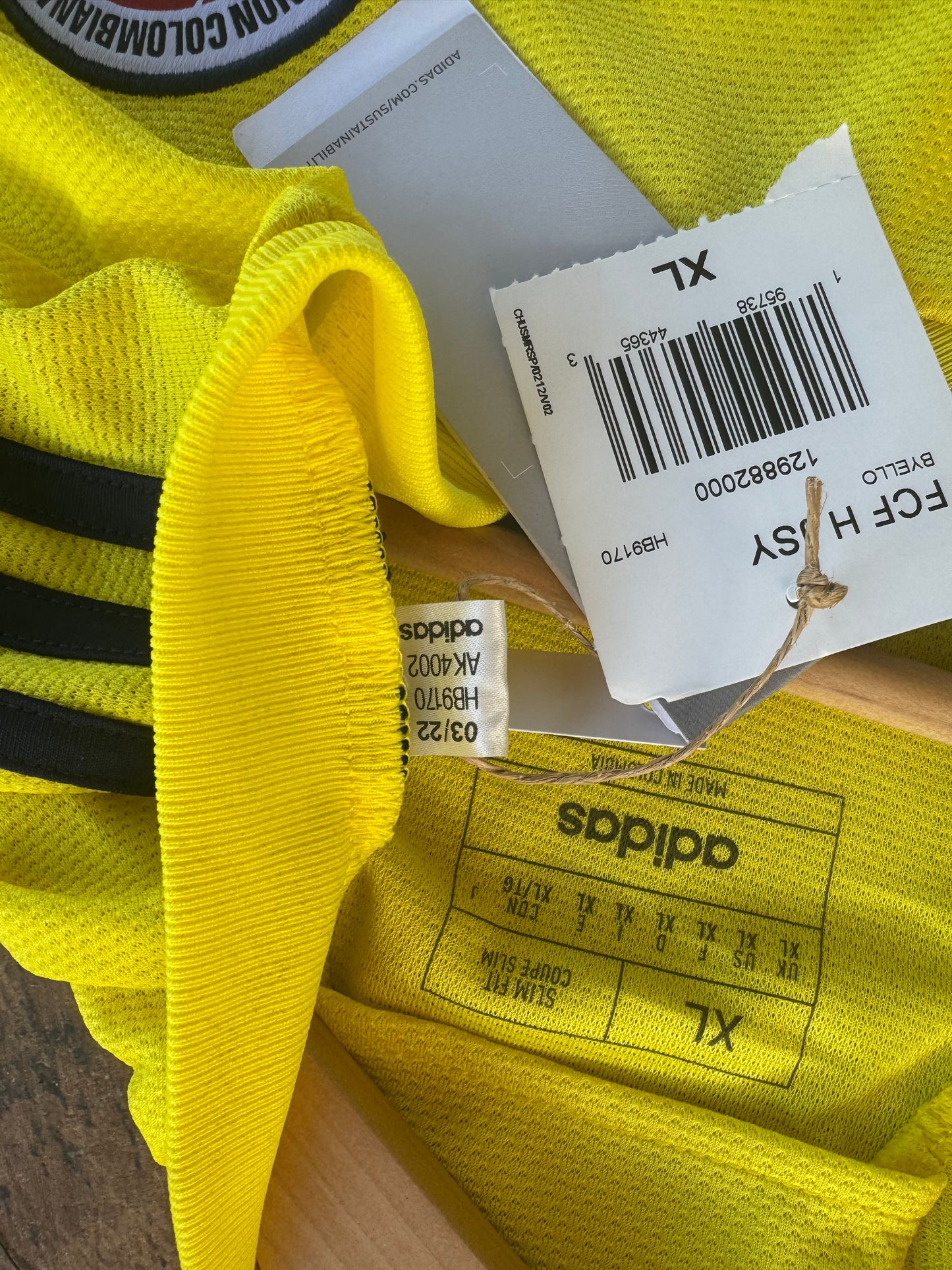 Colombia 2022 Home Size M