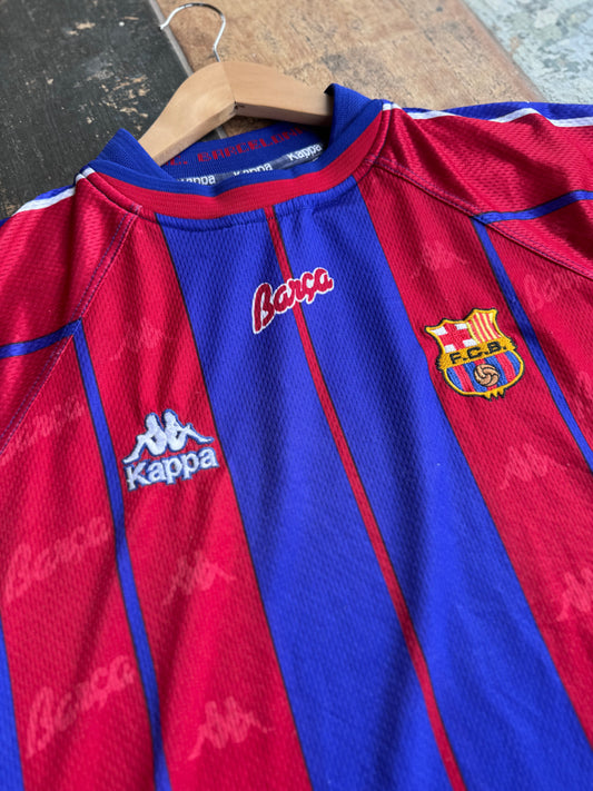 Barcelona Home Jersey 1997/98 Size M