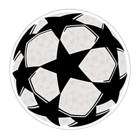 Sticker Balón Champions League 2.5" Premium