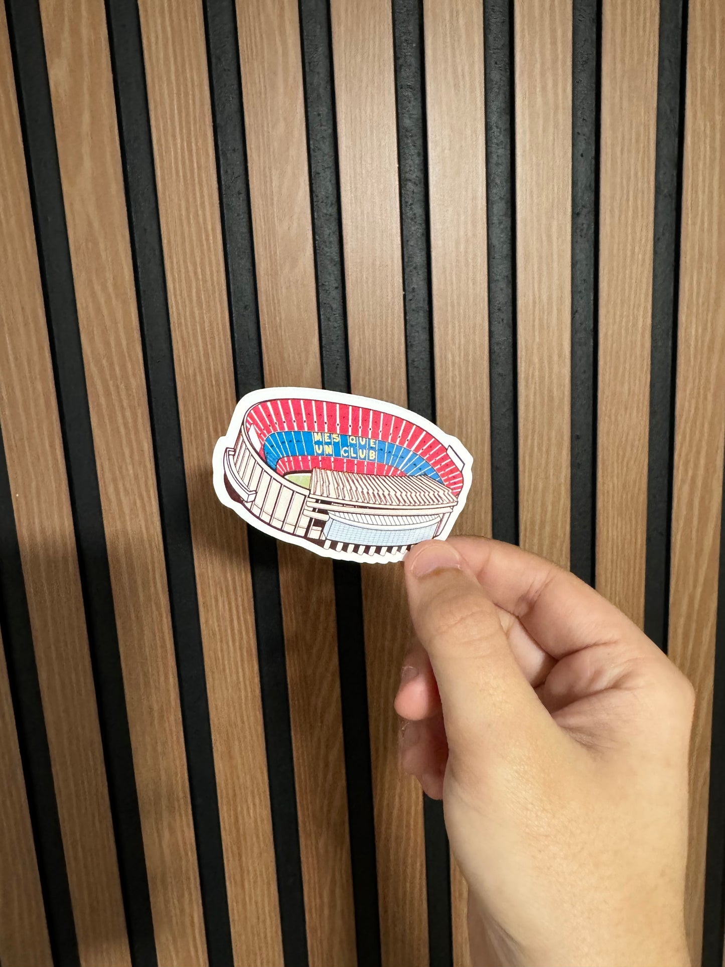 Camp Nou Sticker Fan