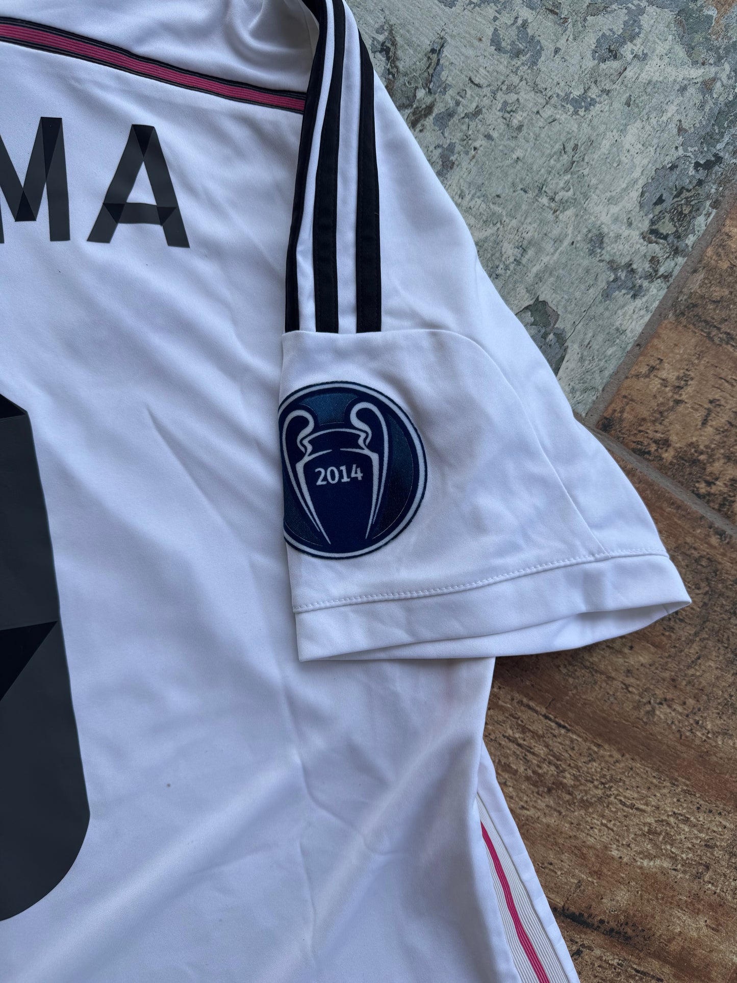 Adidas Real Madrid 2014/15 Home Soccer Jersey Benzema M