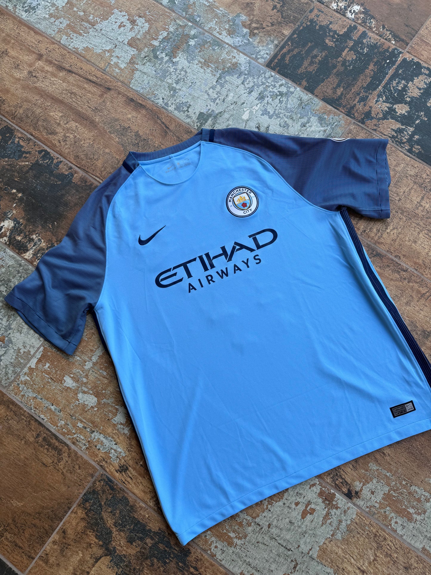 Nike Manchester City 2016/17 Home Soccer Jersey Kevin De Bruyne XL