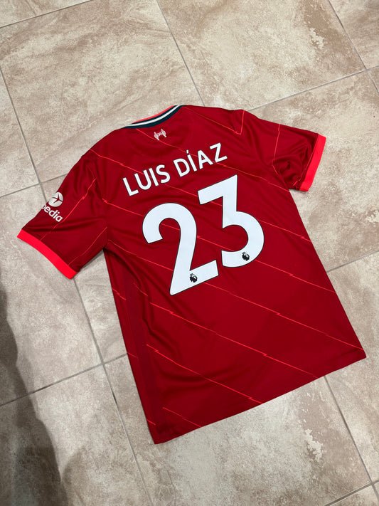Liverpool 21/22 Home Luis Díaz Size L