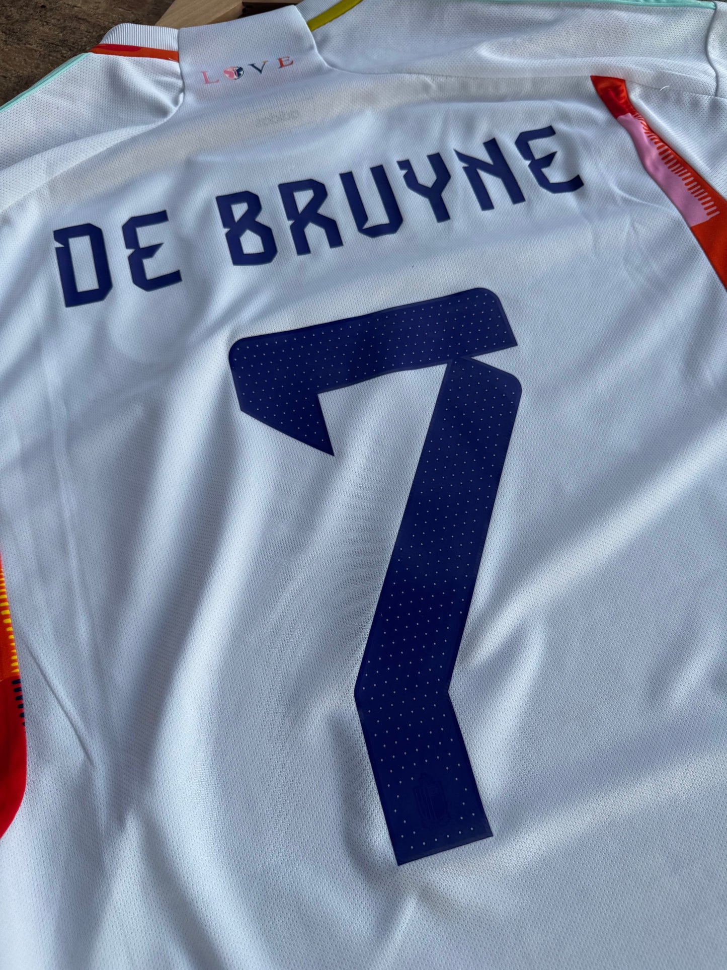 Bélgica 22/23 Kevin De Bruyne #7 Size M