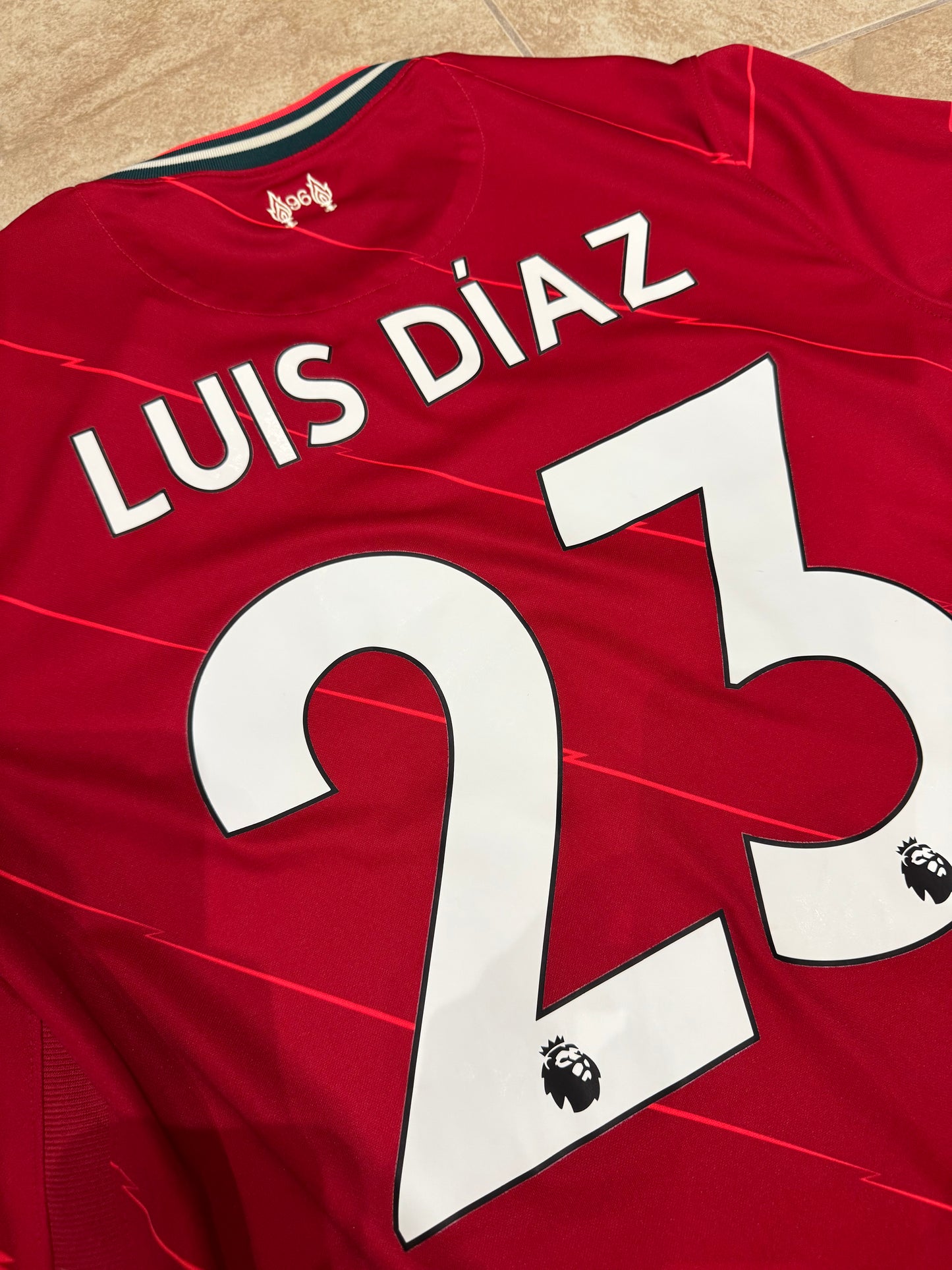 Liverpool 21/22 Home Luis Díaz Size L