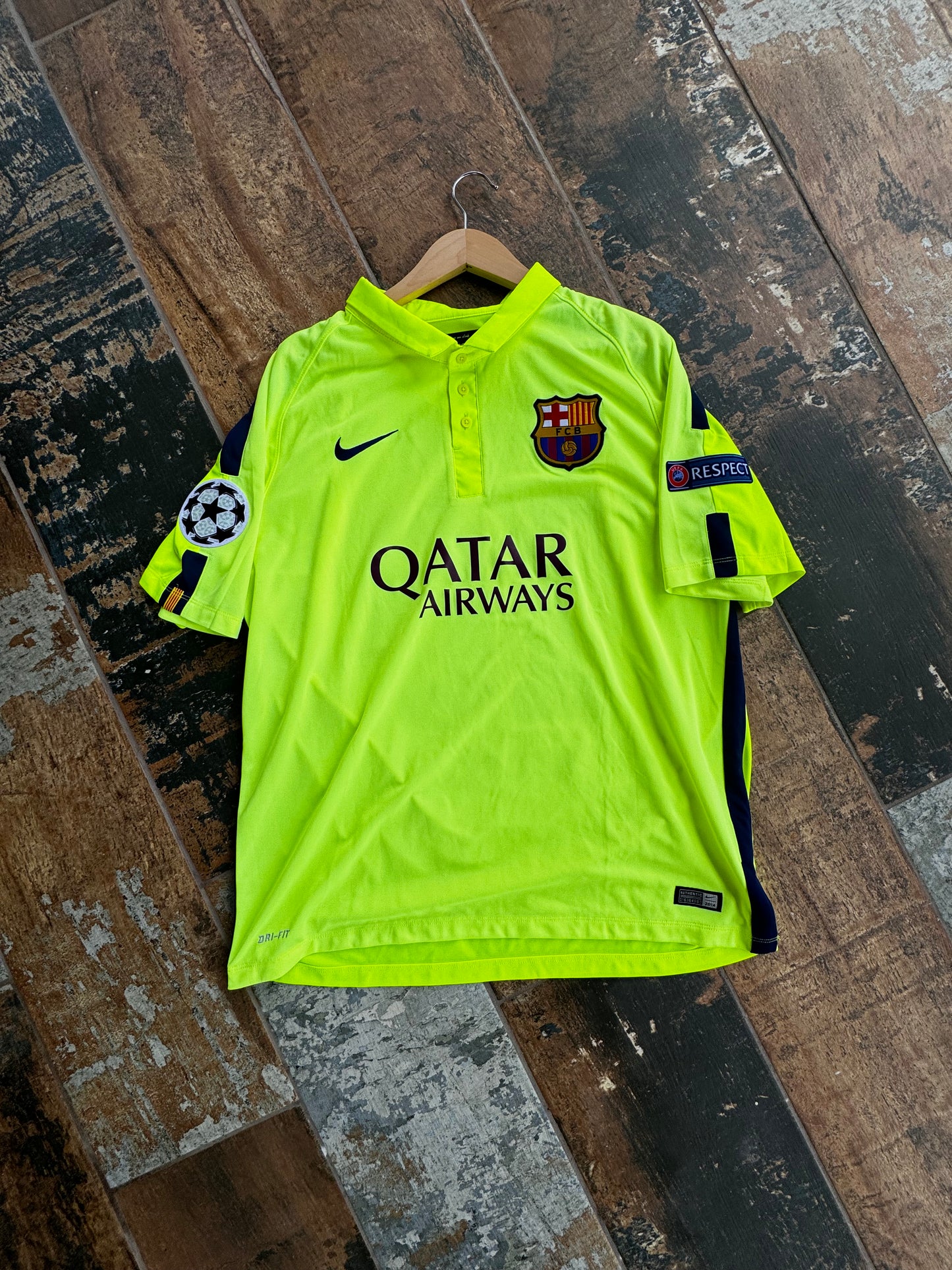 Barcelona 2014-15 Away Messi Size XL