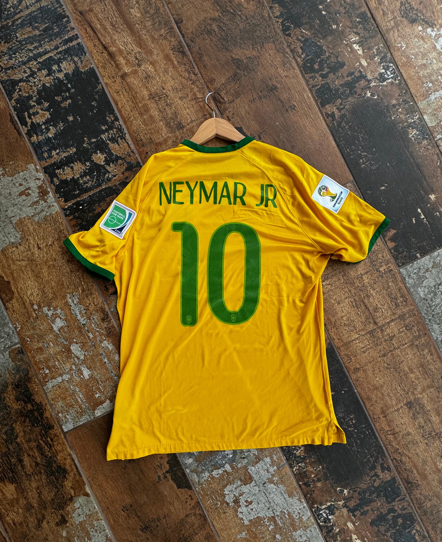 Brazil Home 2014 Neymar Size XL