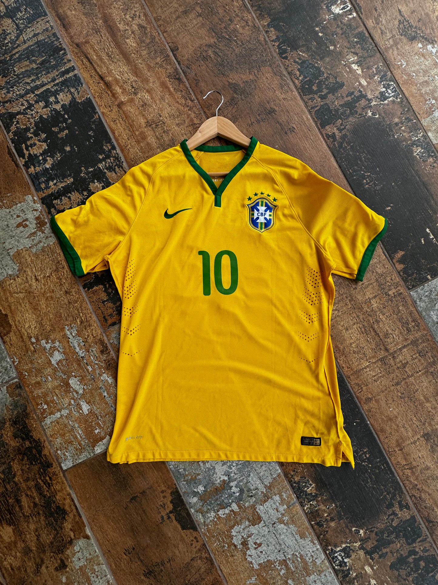 Brazil Home 2014 Neymar Size XL
