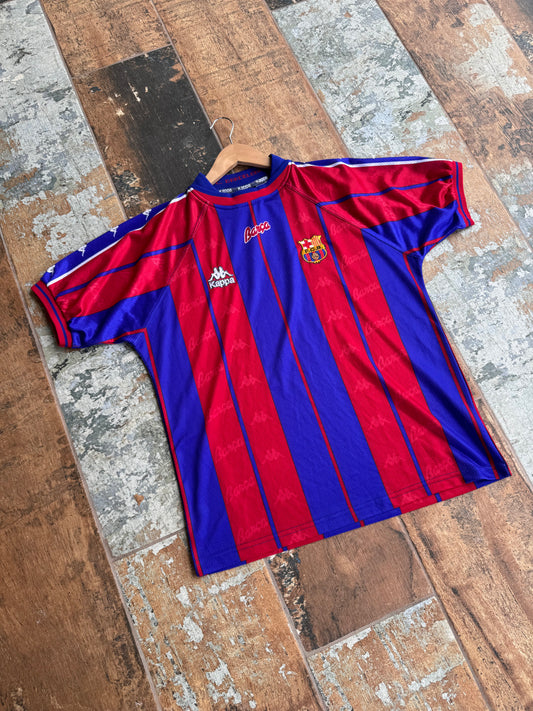 Barcelona Home Jersey 1997/98 Size M