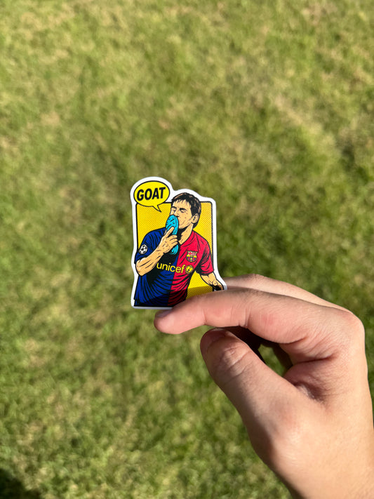 Sticker Messi GOAT - Premium 2.5”